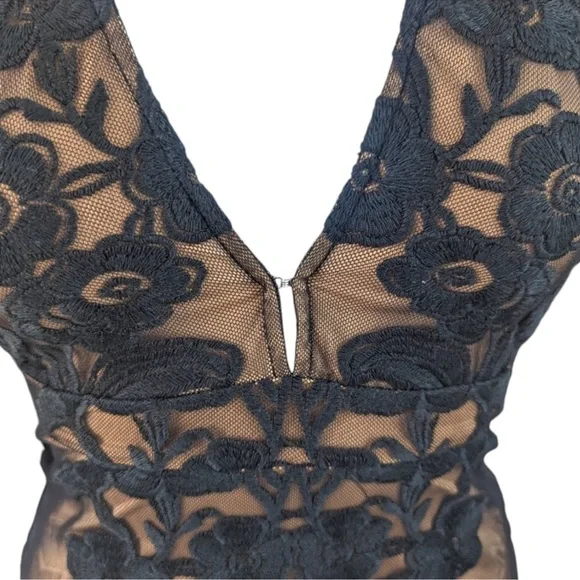 For Love And Lemons Black Lace Mini Dress - Picture 5 of 7